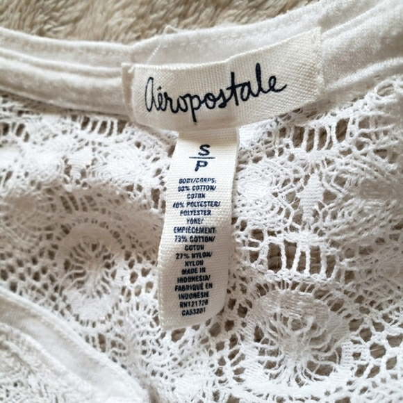 Aeropostale || white tank top - Picture 6 of 7